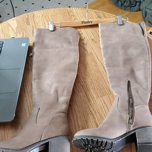 Tan Boots - over the knee